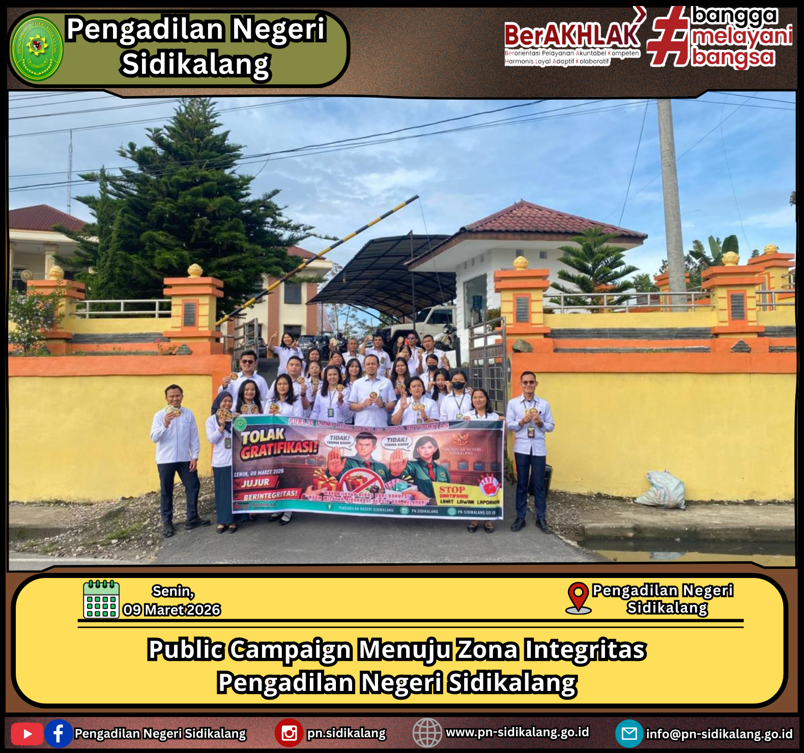 Pengadilan Negeri Sidikalang menggelar Acara Public Campaign